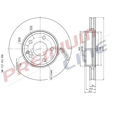 T24_COPPIA DISCHI FRENO DIAM 295 VENTILATO