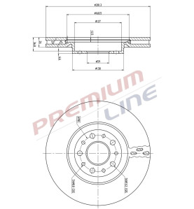 T24_COPPIA DISCHI FRENO DIAM 281 VENTILATO