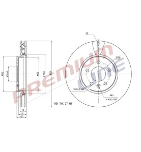 T24_COPPIA DISCHI FRENO DIAM 321 VENTILATO