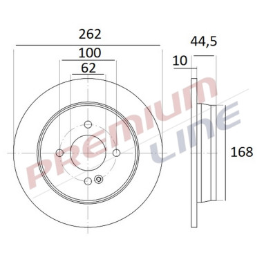T24_COPPIA DISCHI FRENO DIAM 262 PIENO OE 584110U300