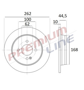 T24_COPPIA DISCHI FRENO DIAM 262 PIENO OE 584110U300