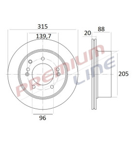 T24_COPPIA DISCHI FRENO DIAM 315 VENTILATO