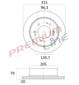 T24_COPPIA DISCHI FRENO DIAM 315 VENTILATO