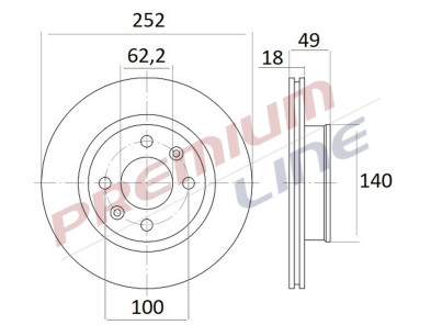 T24_COPPIA DISCHI FRENO DIAM 252 VENTILATO