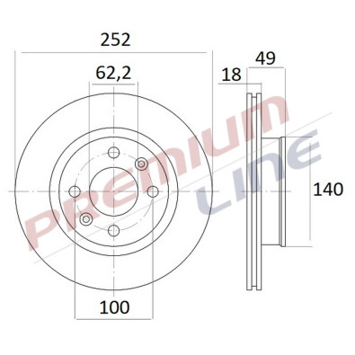 T24_COPPIA DISCHI FRENO DIAM 252 VENTILATO