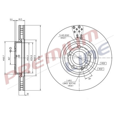 T24_COPPIA DISCHI FRENO DIAM 330 VENTILATO