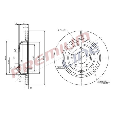 T24_COPPIA DISCHI FRENO DIAM 330 VENTILATO