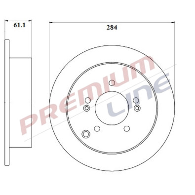 T24_COPPIA DISCHI FRENO DIAM 284 PIENO OE 584112Y300