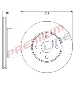 T24_COPPIA DISCHI FRENO DIAM 255 VENTILATO OE 4351212550