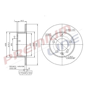 T24_COPPIA DISCHI FRENO DIAM  305 PIENO
