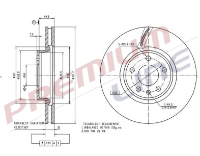 T24_COPPIA DISCHI FRENO DIAM 318