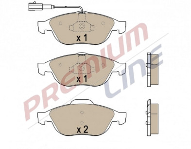T24_PASTIGLIE FRENO - 1 INDICATORE