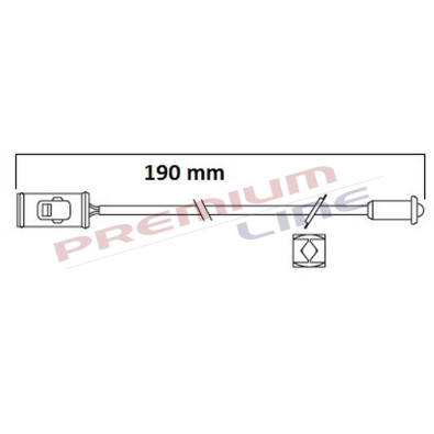 T24_SEGNALATORE DI USURA MM 190(1PZ)
