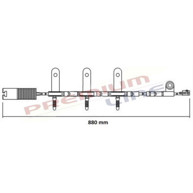 T24_SEGNALATORE DI USURA MM 880(1PZ)