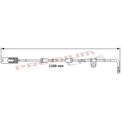 T24_SEGNALATORE DI USURA MM 1100(1PZ)