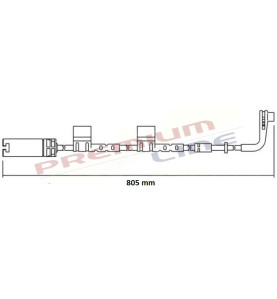 T24_SEGNALATORE DI USURA MM 807(1PZ)