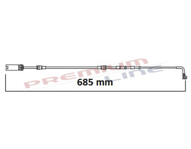 T24_SEGNALATORE DI USURA MM 685(1PZ)