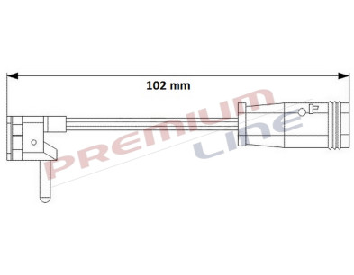 T24_SEGNALATORE DI USURA MM 102(1PZ)