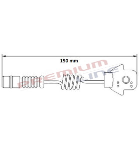 T24_SEGNALATORE DI USURA MM 150(1PZ)
