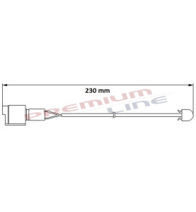 T24_SEGNALATORE DI USURA MM 230(1PZ)
