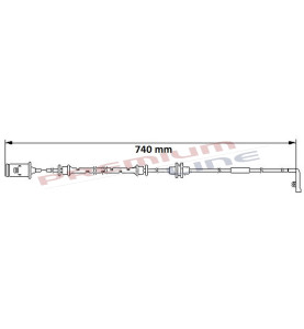 T24_SEGNALATORE DI USURA MM 720(1PZ)
