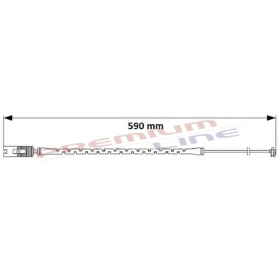 T24_SEGNALATORE DI USURA MM 580(1PZ)