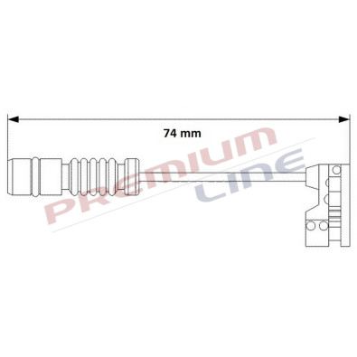 T24_SEGNALATORE DI USURA MM 74 (1PZ)
