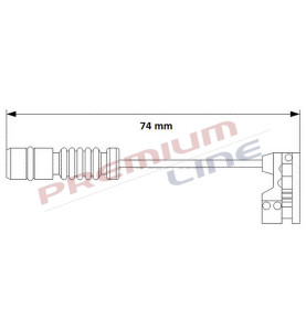 T24_SEGNALATORE DI USURA MM 74 (1PZ)