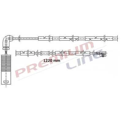 T24_SEGNALATORE DI USURA MM 1220(1PZ)