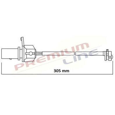 T24_SEGNALATORE DI USURA MM 305(1PZ)