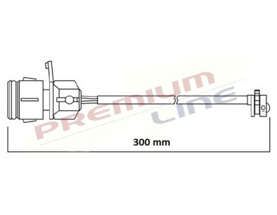 T24_SEGNALATORE DI USURA MM 300(1PZ)