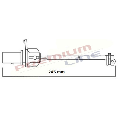 T24_SEGNALATORE DI USURA MM 245(1PZ)