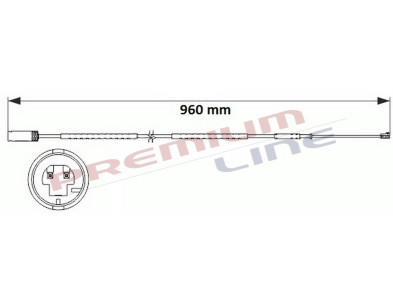 T24_SEGNALATORE DI USURA MM 960(1PZ)