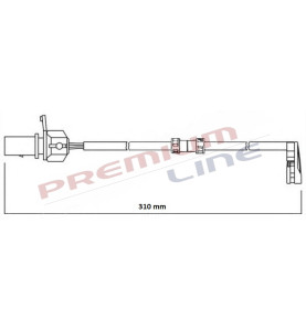 T24_SEGNALATORE DI USURA MM 295(1PZ)