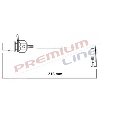 T24_SEGNALATORE DI USURA MM 215(1PZ)
