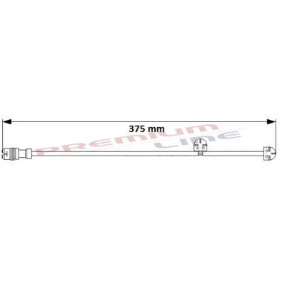 T24_SEGNALATORE DI USURA MM 375(1PZ)