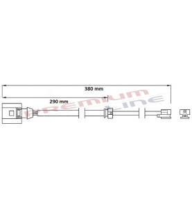 T24_SEGNALATORE DI USURA MM 380(1PZ)