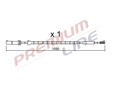 T24_SEGNALATORE DI USURA MM 1050(1PZ)