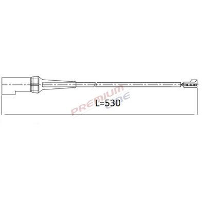 T24_SEGNALATORE DI USURA MM 530(1PZ)