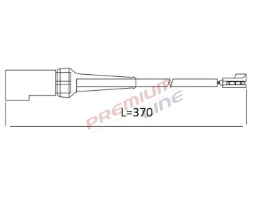 T24_SEGNALATORE DI USURA MM 370(1PZ)