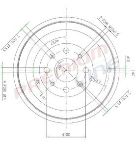 T24_TAMBURO FRENO POST  DIAM 228/3