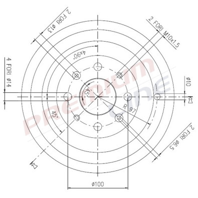 T24_TAMBURO FRENO POST DIAM 203/2