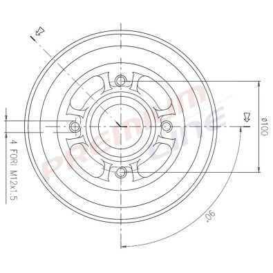 T24_TAMBURO FRENO POST DIAM 180