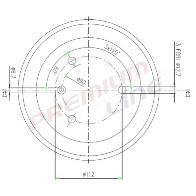 T24_TAMBURO FRENO POST DIAM 203/2
