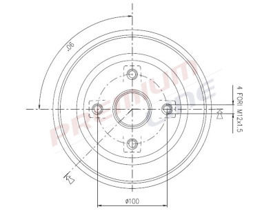 T24_TAMBURO FRENO POST DIAM 200