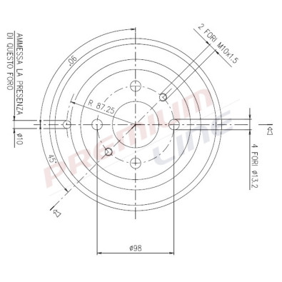 T24_TAMBURO FRENO POST DIA 185/5