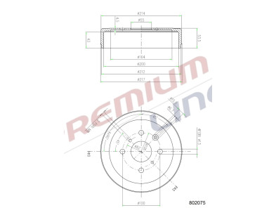 T24_TAMBURO FRENO POST  DIAM 200
