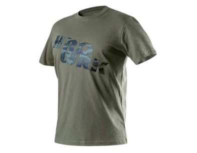 KOSZULKA T-SHIRT ROBOCZY OLIWKOWY CAMO