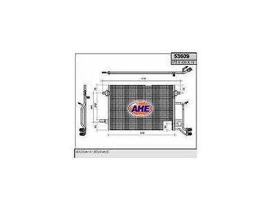 CONDENSATORE CLIMATIZZATORE AUDI