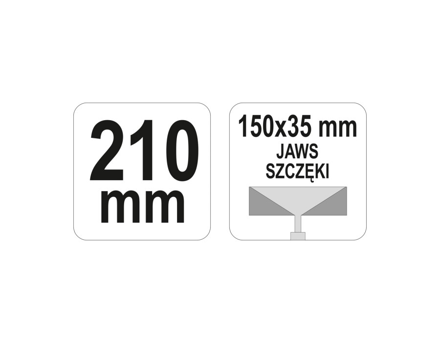 SZCZYPCE DO KSZTATOWANIA PROFILI 210 MM